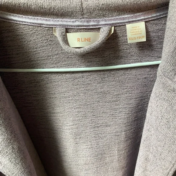 Small purple R-line house robe - Picture 4 of 6